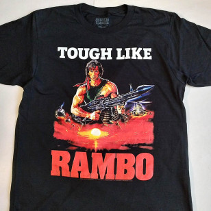 Rambo - Tough Like Rambo Official T Shirt ( Men M, L ) ***READY TO SHIP from Hong Kong***